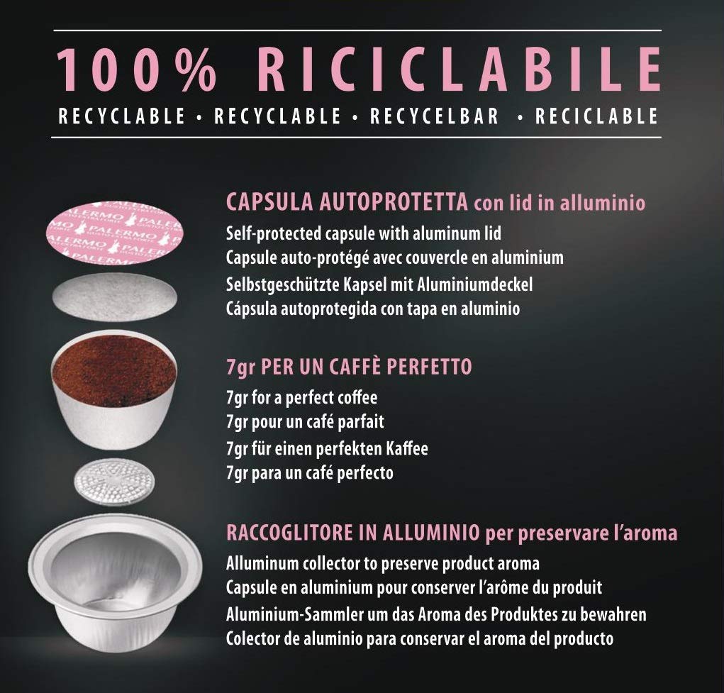 Capsule  Bialetti caffè d'Italia Palermo (Gusto Extra)