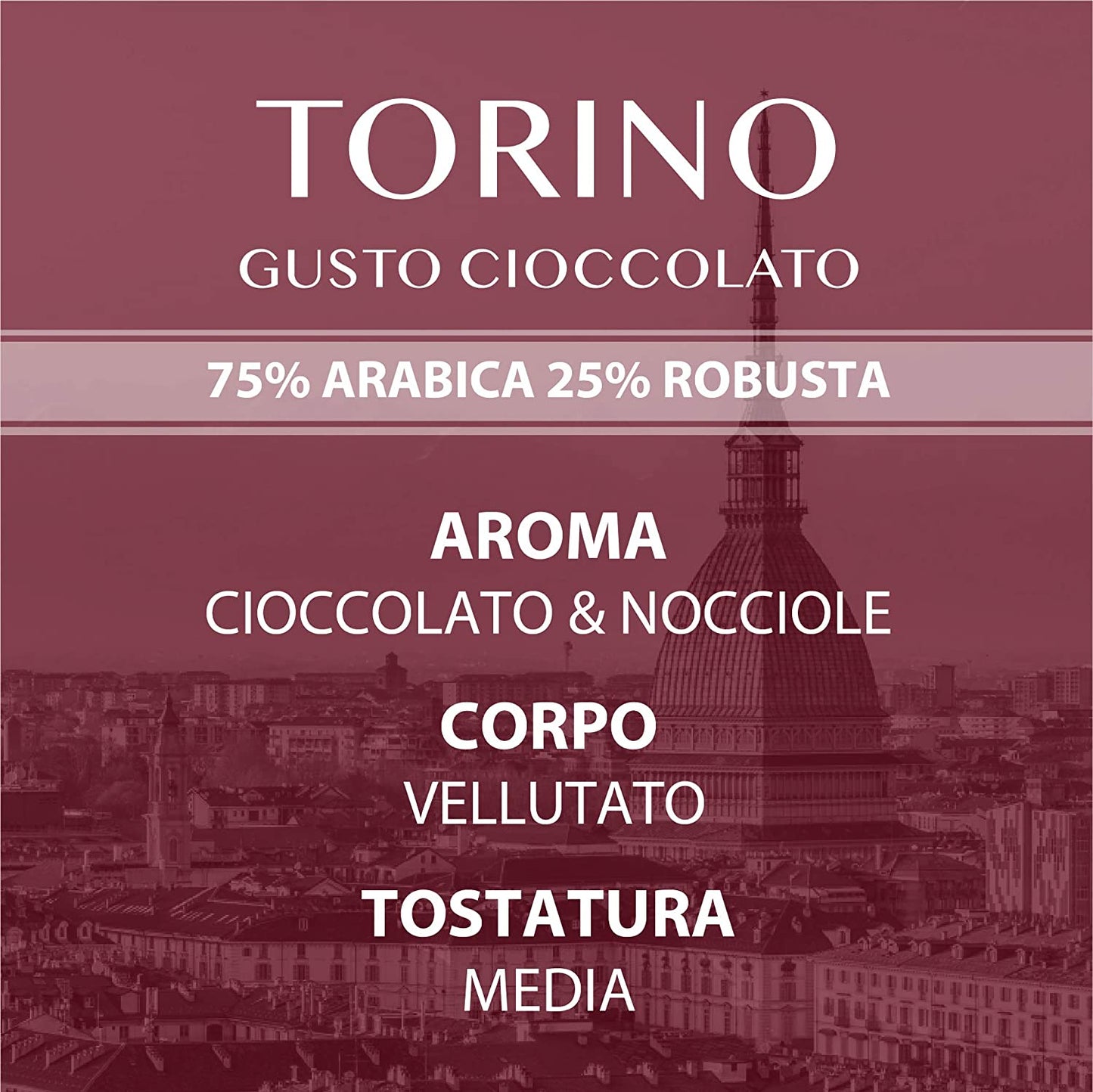 Capsule Bialetti caffè d'Italia Torino (Gusto Cioccolatato)