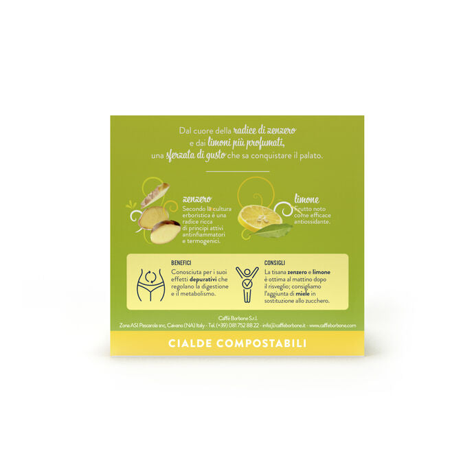 CIALDE BORBONE TISANA ZENZERO E LIMONE