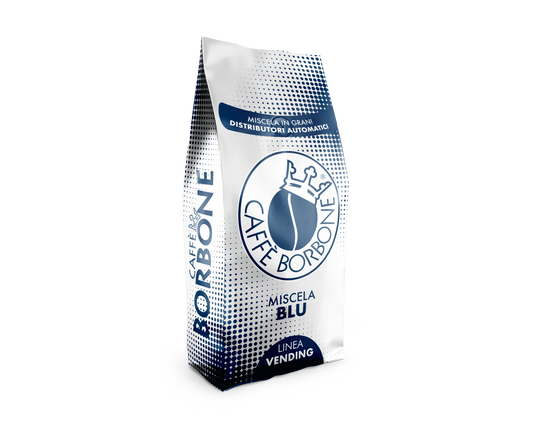 Caffè in grani Borbone miscela blu
