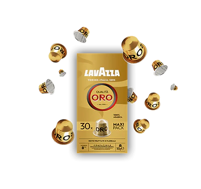 Capsule All. Lavazza Qualità Oro comp. Nespresso Confezioni da 30