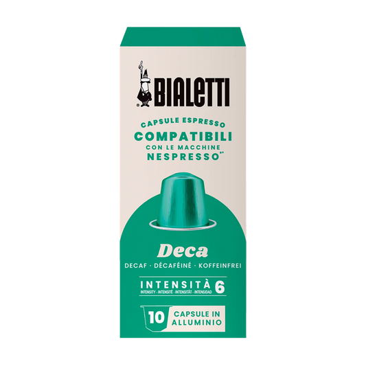 Capsule Bialetti Deca in alluminio compatibili Nespresso