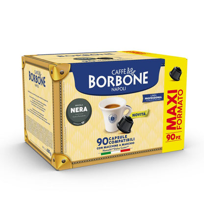 [confezione da 90 capsule] Capsule Nuove Borbone miscela nera compatibile DOLCE GUSTO