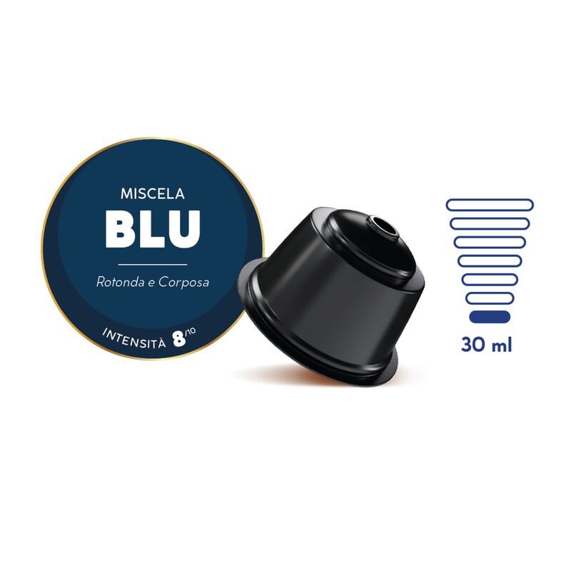 [confezione da 90 capsule] Capsule Nuove Borbone miscela blu compatibile DOLCE GUSTO