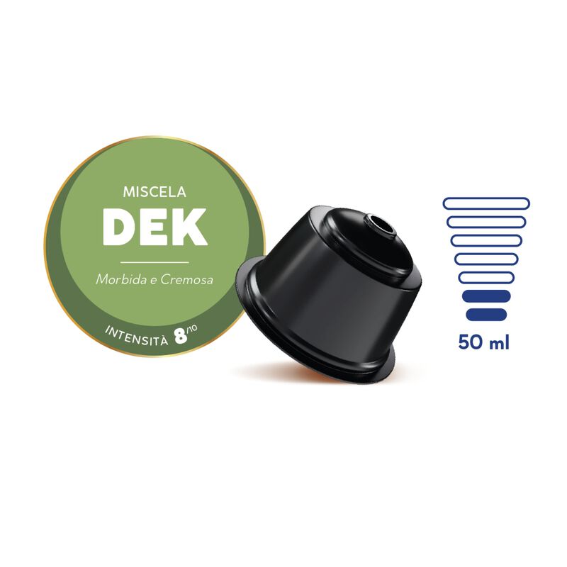 [confezione da 50 capsule] Capsule Nuove Borbone miscela dek compatibile DOLCE GUSTO