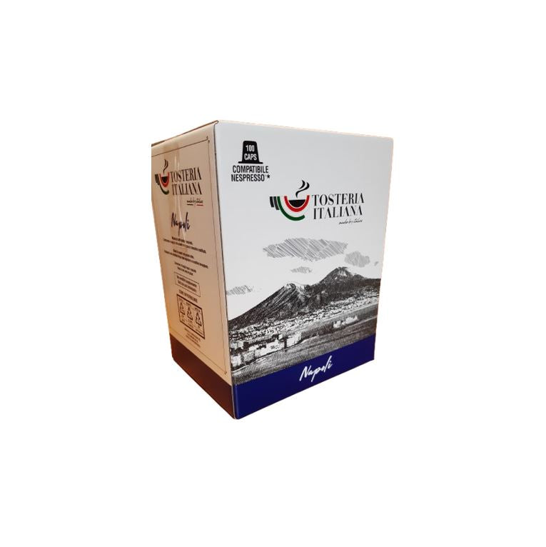 [PROMO] Capsule Tosteria Italiana miscela Napoli comp. Nespresso + bicchierini omaggio